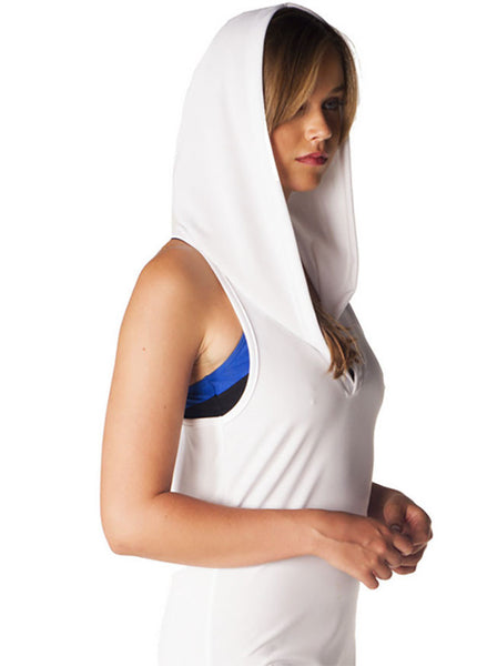Hooded Sleeveless Shirt Workout Tank Tops for Women Racerback